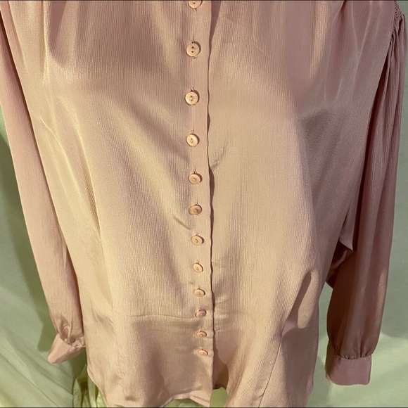 Blouse Ladies Vintage Pink Grove Avenue size 22W - Picture 2 of 6